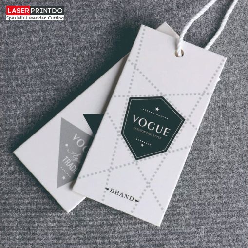 

LASERPRINTDO - Cetak Label Hang Tag Hangtag Price Tag Tag Harga Label produk Tag Baju Custom Print