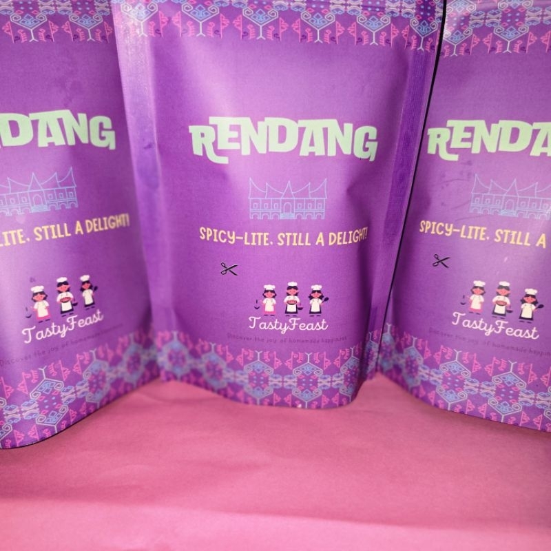 

Bundle - 3 pouch : Adult Friendly Rendang 200gr. Rendang Daging Sapi Premium Tenderloin. No MSG. No pengawet