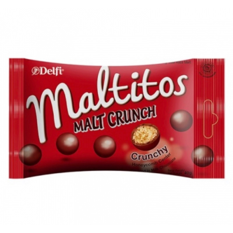 

delfi maltitos biskuit malt crunch cokelat 30g