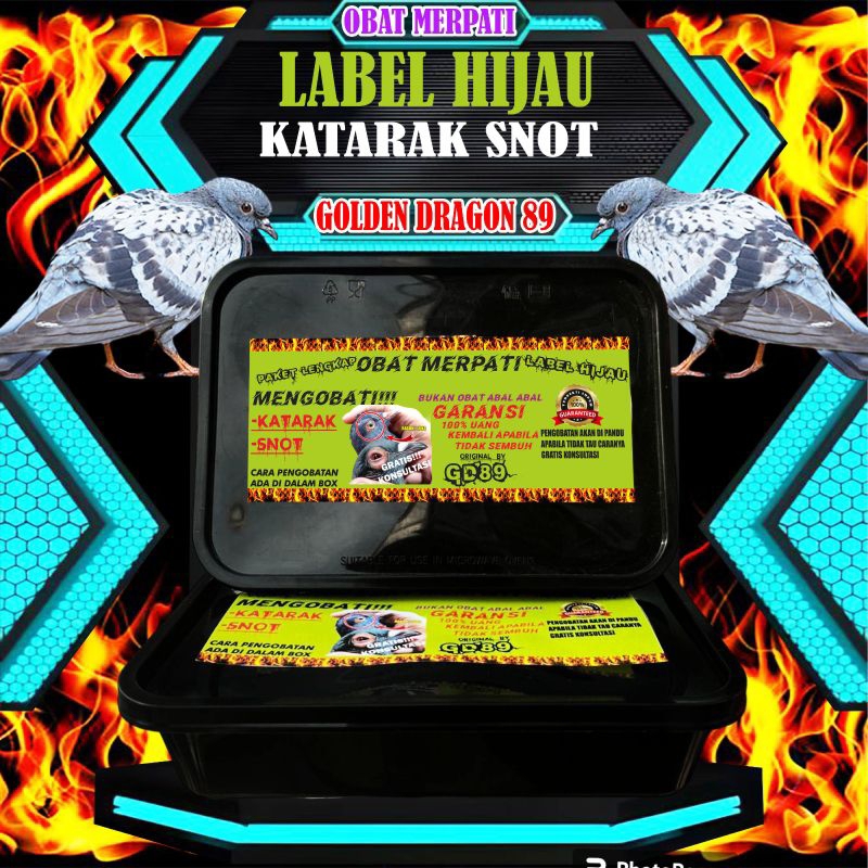 OBAT MERPATI LABEL HIJAU TERBUKTI AMPUH UNTUK MENYEMBUHKAN SNOT & KATARAK
