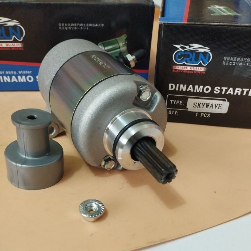 Crun DYNAMO STARTER ASSY SKYWAVE /HAYATE /DINAMO STATER ASSY
