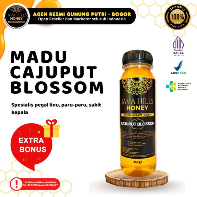 

*JAVAHILLS HONEY* MADU CAJUPUT 350 GR|MADU MURNI ASLI 100%|