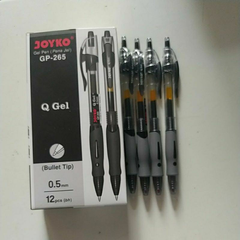 

Bolpen Joyko Q gel GP625 Hitam