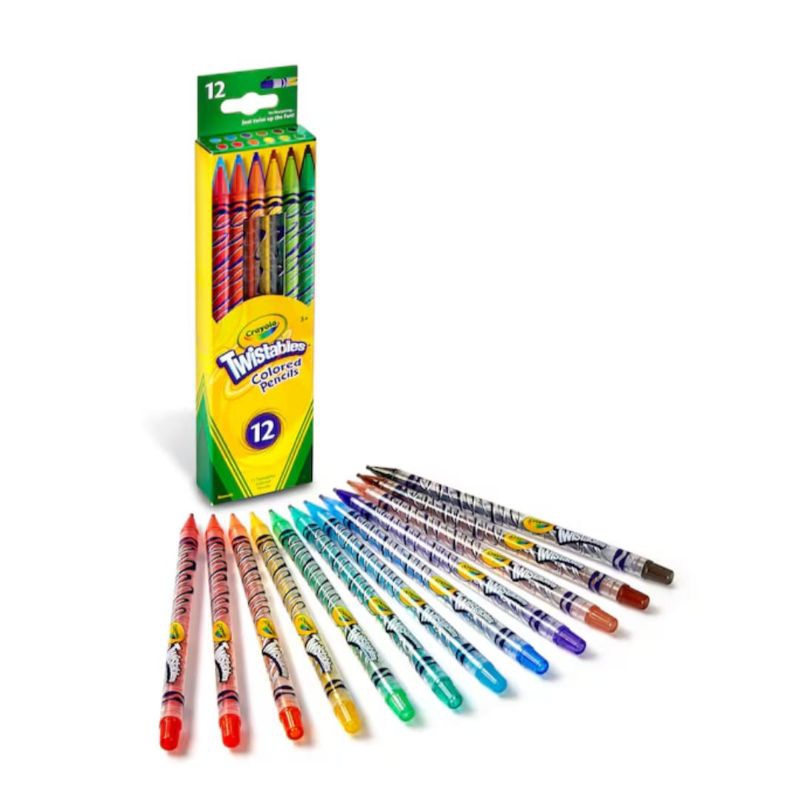 

Crayola Twistables Colored Pencils Pensil Mewarnai 12 Warna