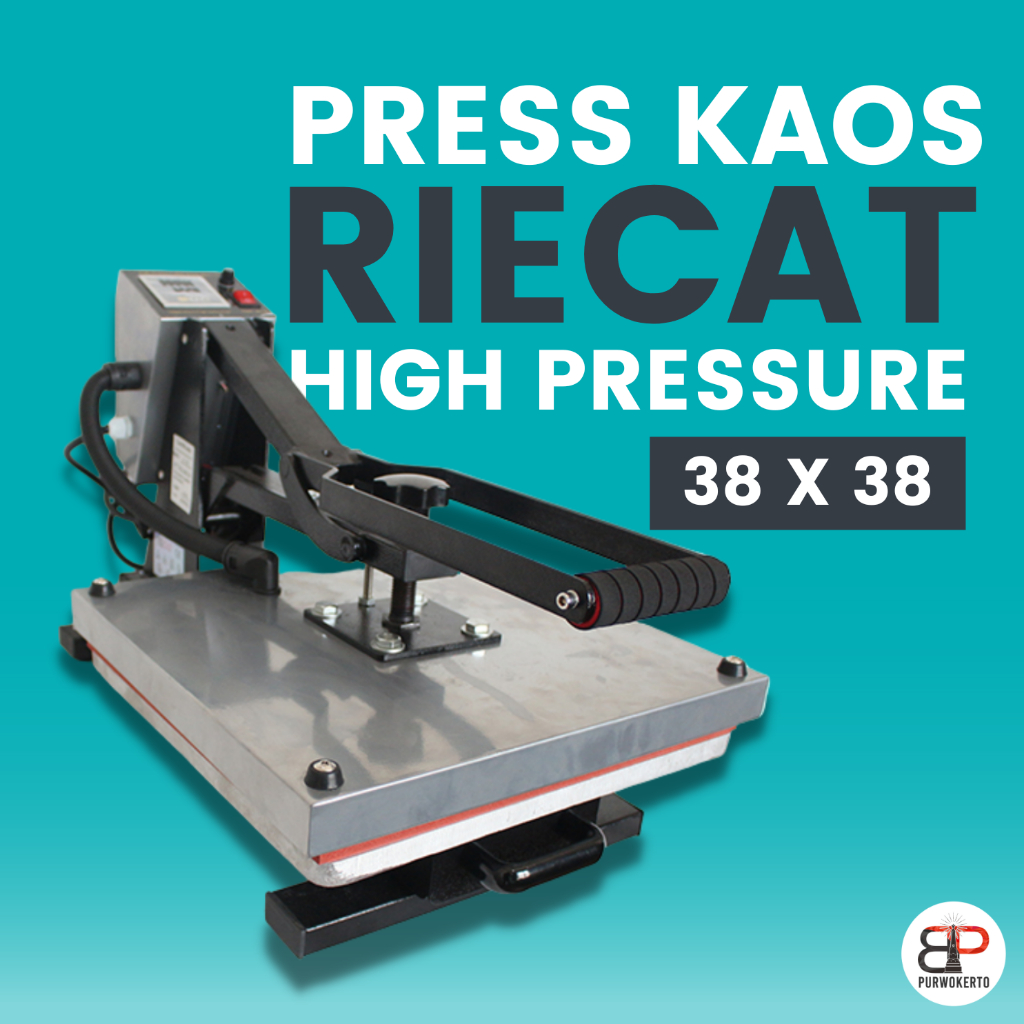 Mesin Press Kaos 38×38 RIECAT High Pressure