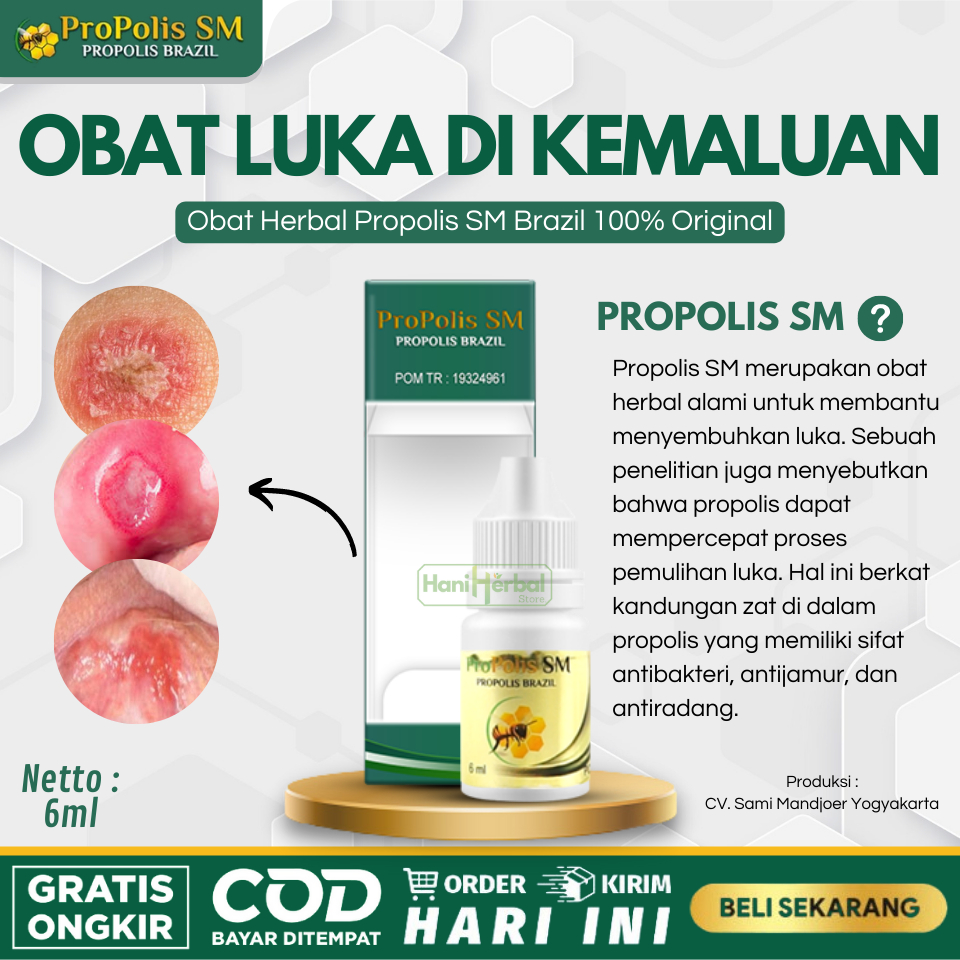 Obat Luka Lecet Pada Kemaluan 100% Alami Tanpa Efek Samping, Pengering / Penyembuh Luka di Kemaluan 