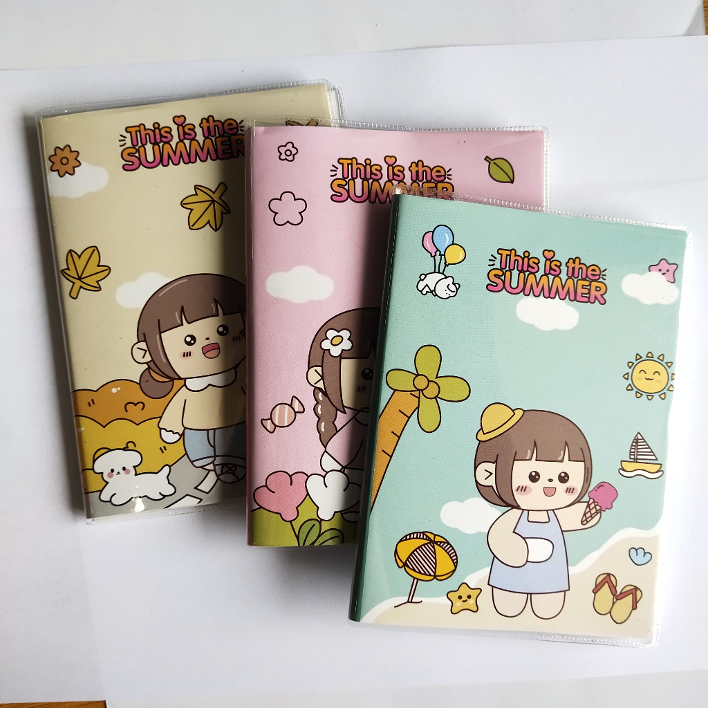 

Buku Tulis/Notebook A6 Motif Sampul Waterproof isi 66 lembar