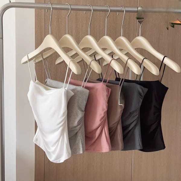 BRA TANKTOP CROP MODEL KERUT SAMPING KOREAN STYLE