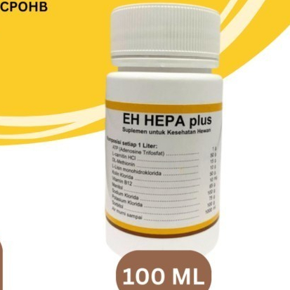 EH HEPA PLUS 100 ML- HEPATOPROTEKTOR DAN SUMBER ATP PADA HEWAN