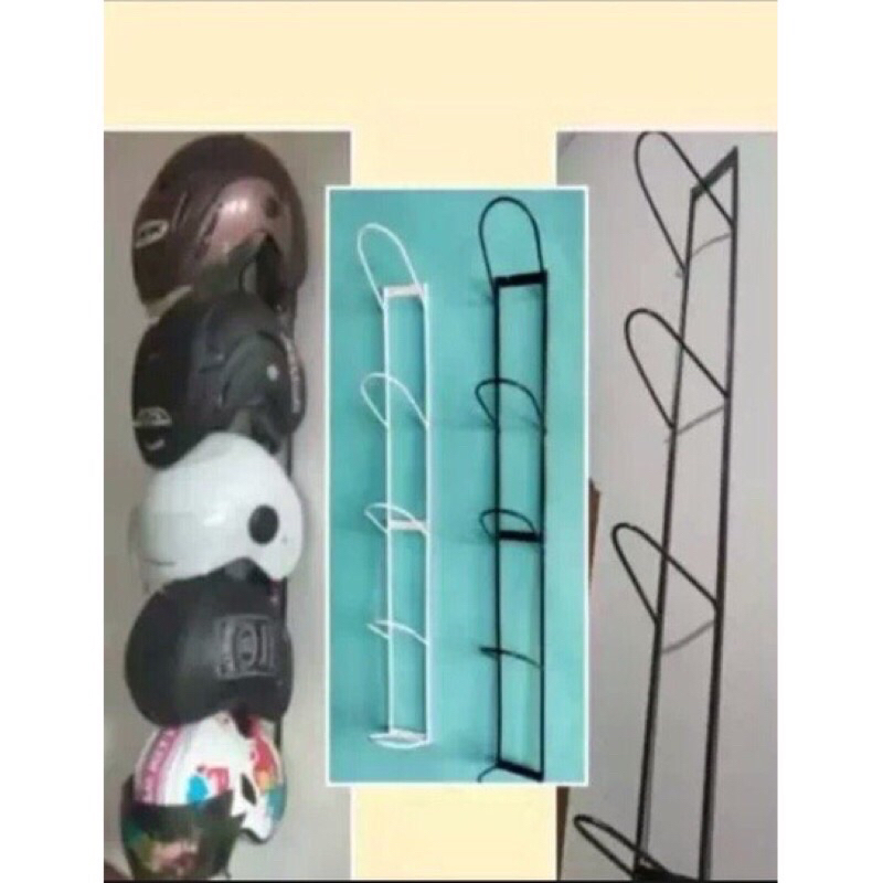Rak Helm Dinding/Cntelan helm susun 3/susun 4/susun 5