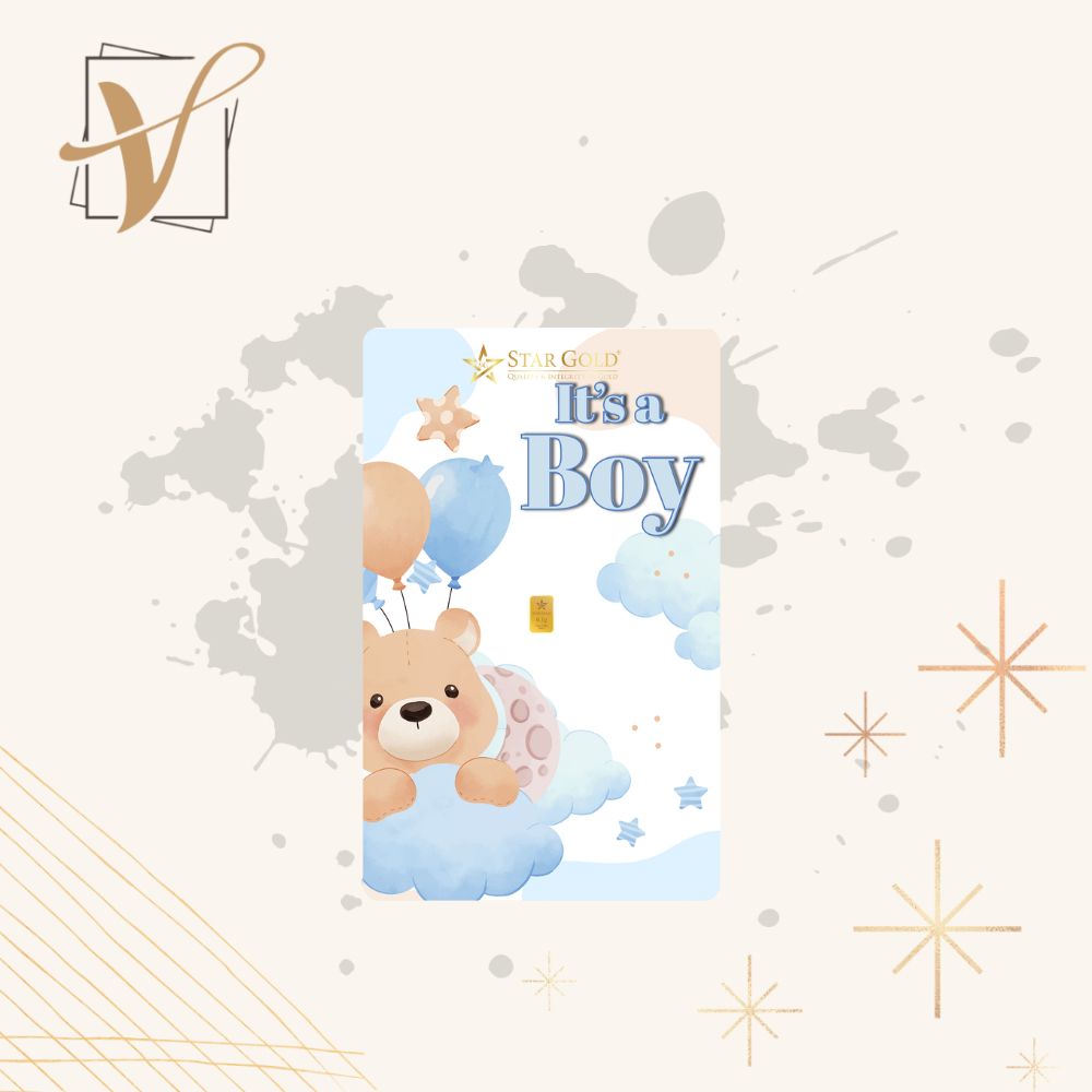 Logam Mulia StarGold Baby Boy 03 NEW  0.1 Gram dan 0.25 Gram