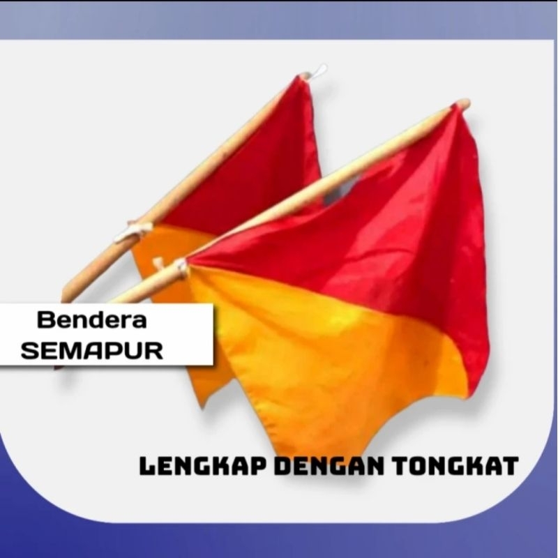 

Bendera Semapor Lengkap Tongkat 2pc (sepasang)