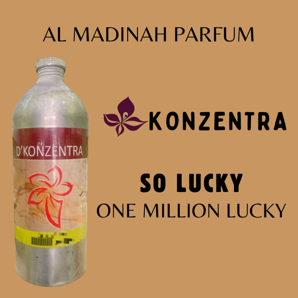 Bibit Parfum So lucky/One Million Lucky For Man by Konzentra Kemasan repack