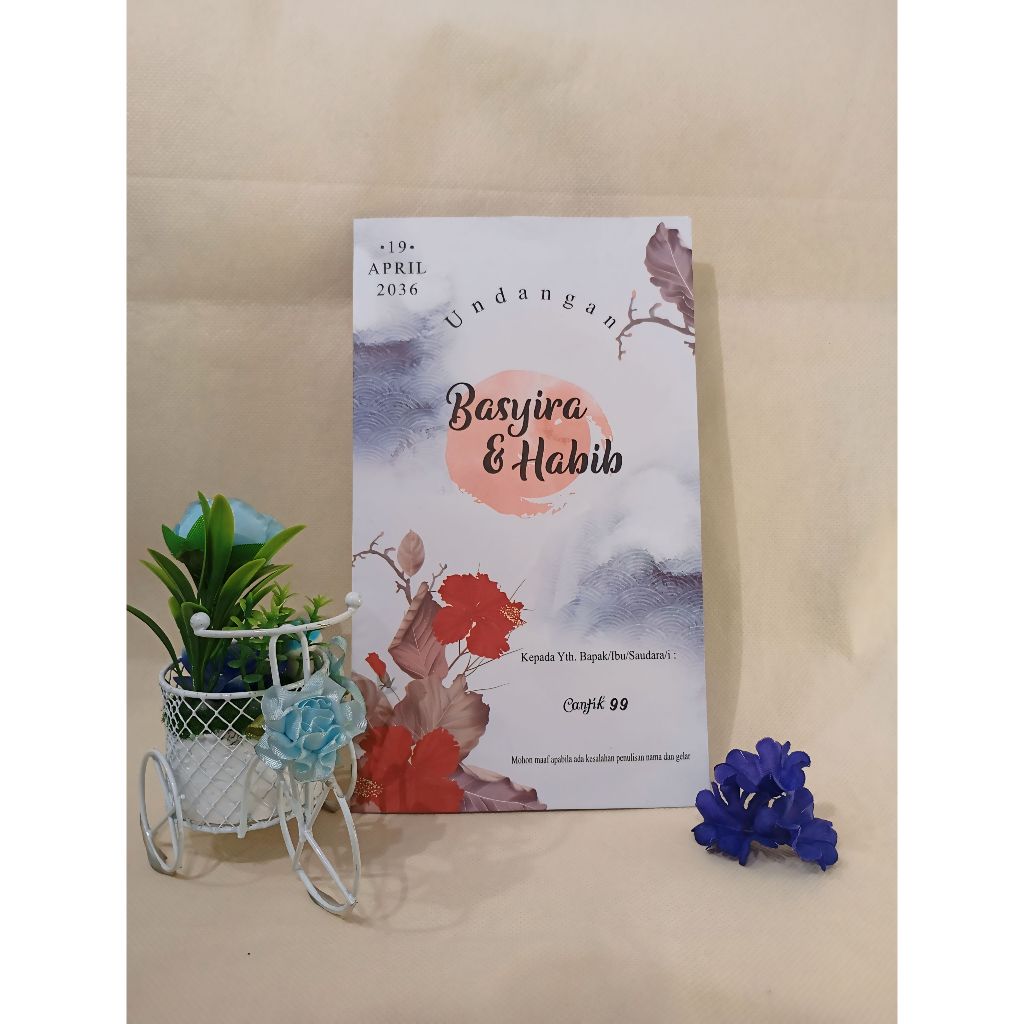 Kertas Blangko Undangan Cantik 99 Murah