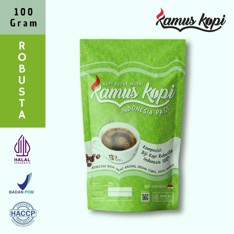 

Kopi bubuk 100gr - Kamus Kopi Indonesia Pagi