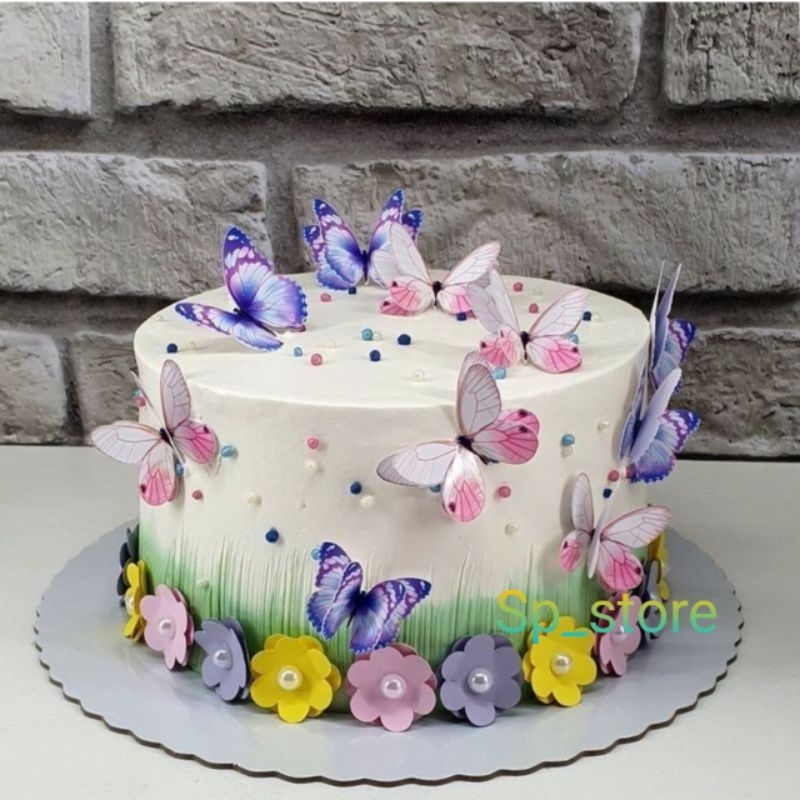 TOPER KUPU-KUPU / HIASAN KUE ULTAH / ULANG TAHUN