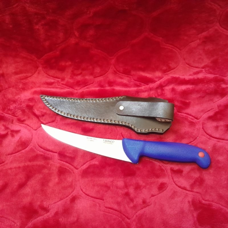 pisau boning lengkung tribal 17cm stainles cr13