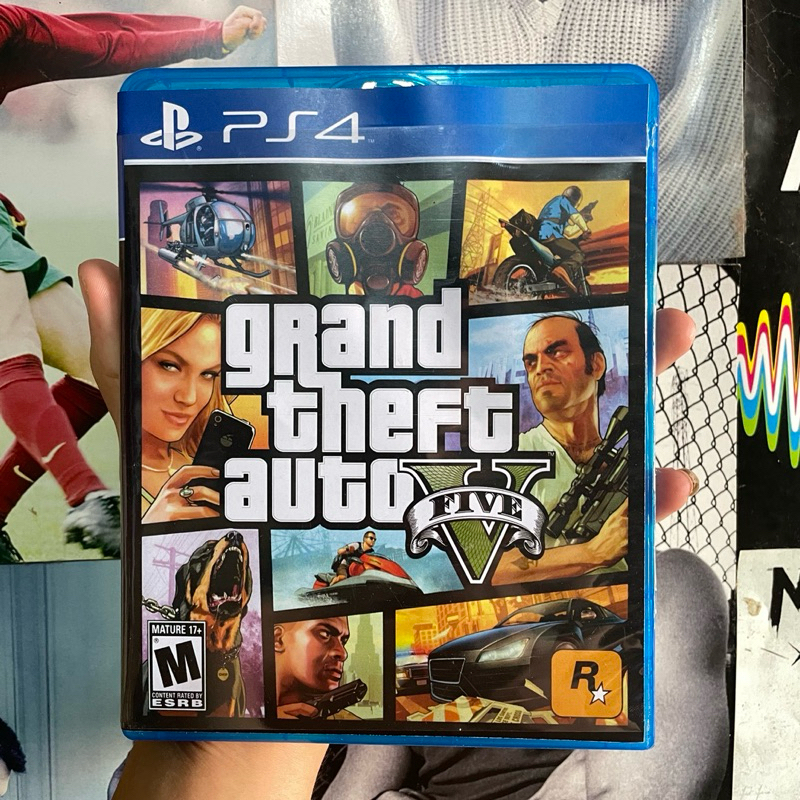 kaset BD PS4 “GTA V 5” (preloved)