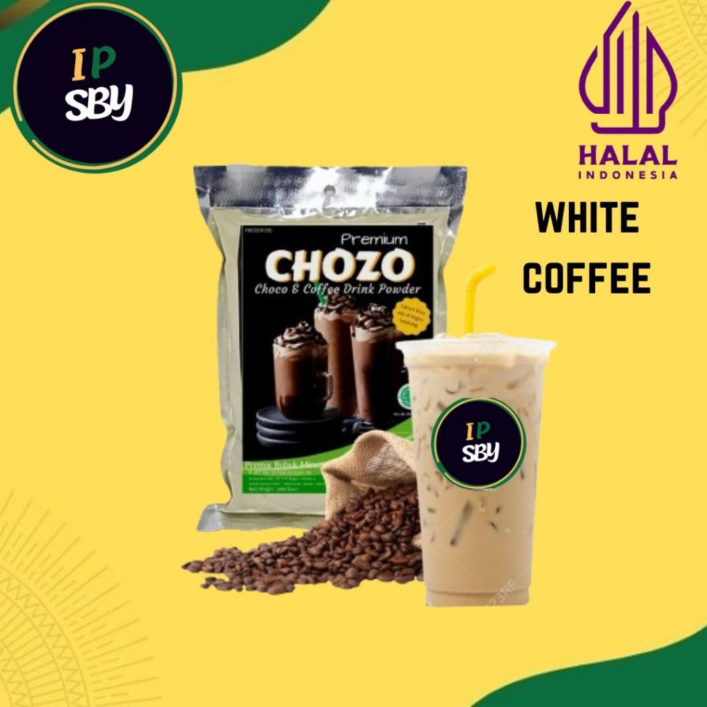 

IPSBY | Bubuk WHITE COFFEE 1Kg | WHITE COFFEE Powder 1Kg | INDOPOWDER CHOZO | 1