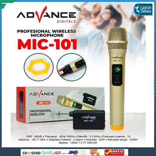 ADVANCE Profesional Original Microphone Wireless Advance MIC-101PRO/101 microfon wireless
