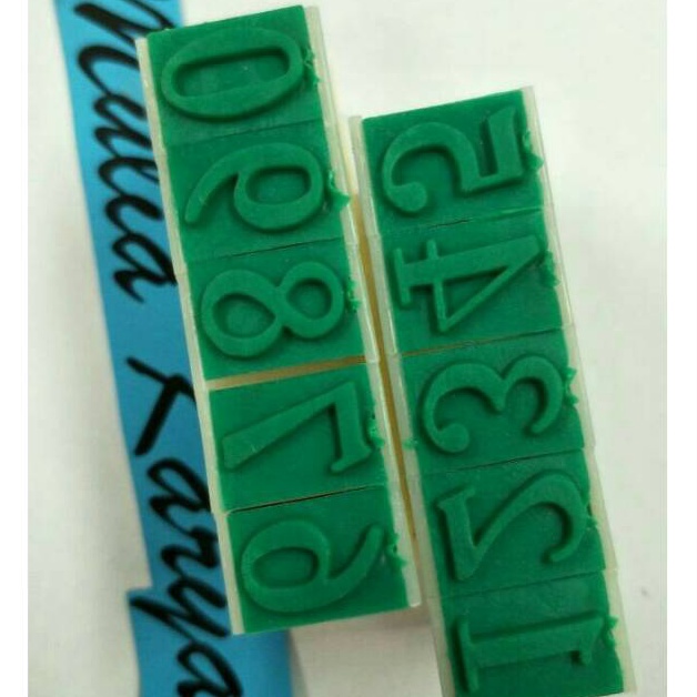 

KODE R6O3 Stempel angka sd 9 ukuran 13mm printing kit