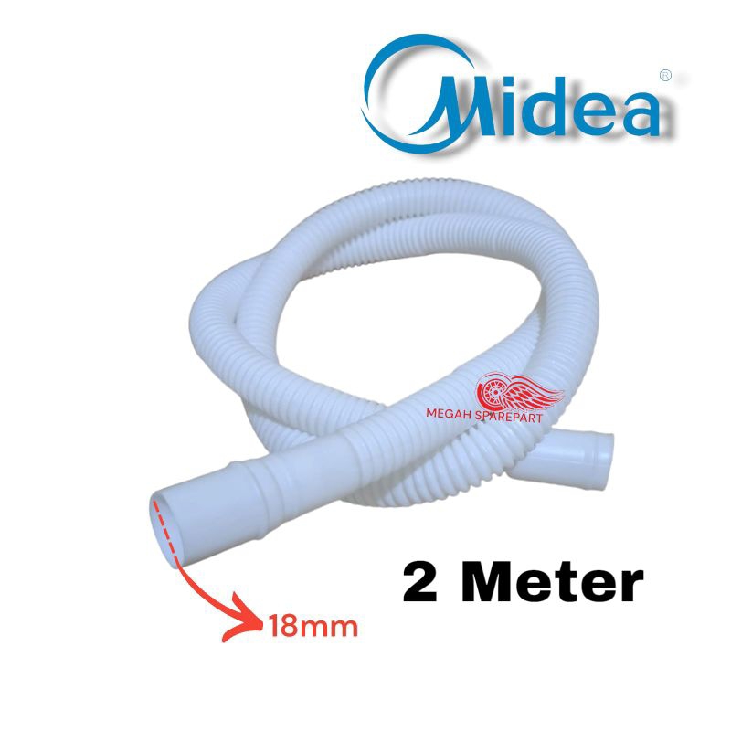 [2METER] Selang masuk air mesin cuci MIDEA / Selang inlet mesin cuci MIDEA 2 Tabung