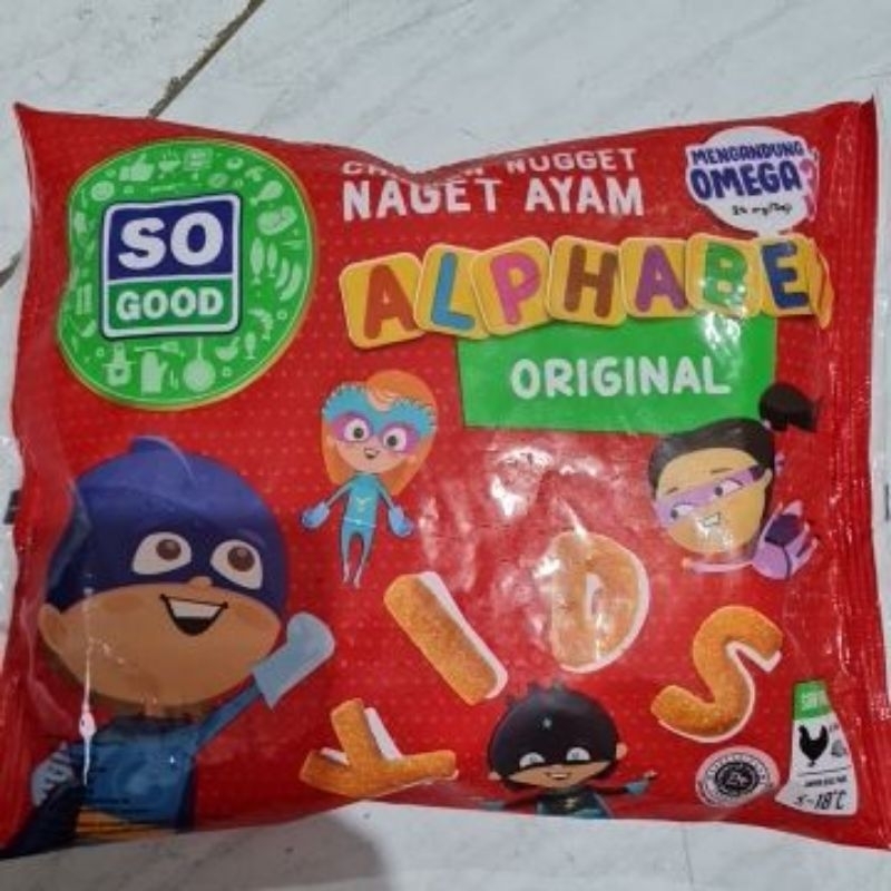 

So Good Nugget Alphabet Original 400gr