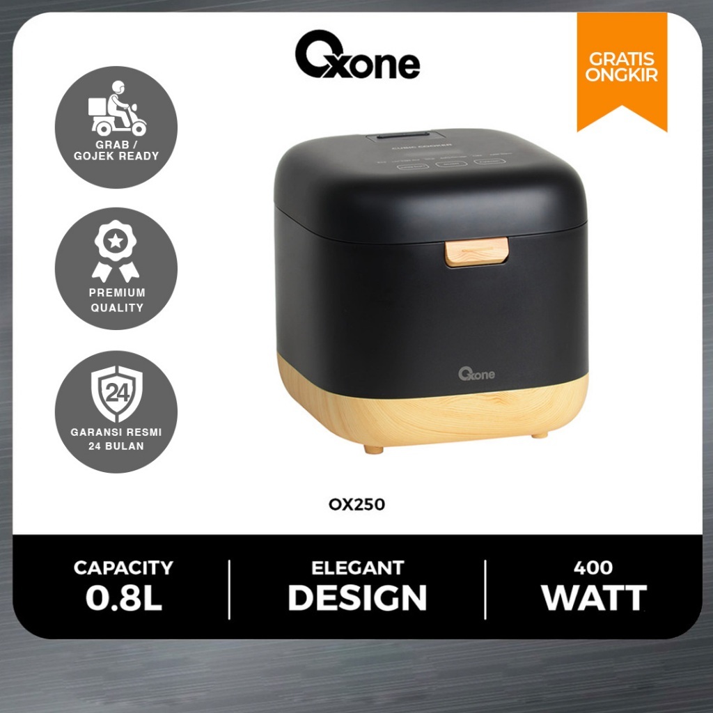 Rice Cooker Oxone OX 250 Low Sugar 5 in 1 Cubic Penanak Nasi 0,8 L Rendah Gula Low Carbo Magic Com