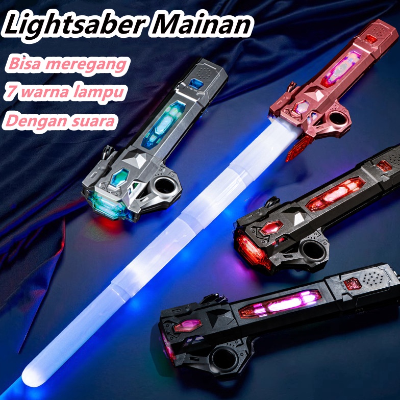 KODE E9G3 Pedang Mainan Anak Mainan Pedang Laser Lightsaber Cosplay Mainan Pedang Cosplay Mainan Ana