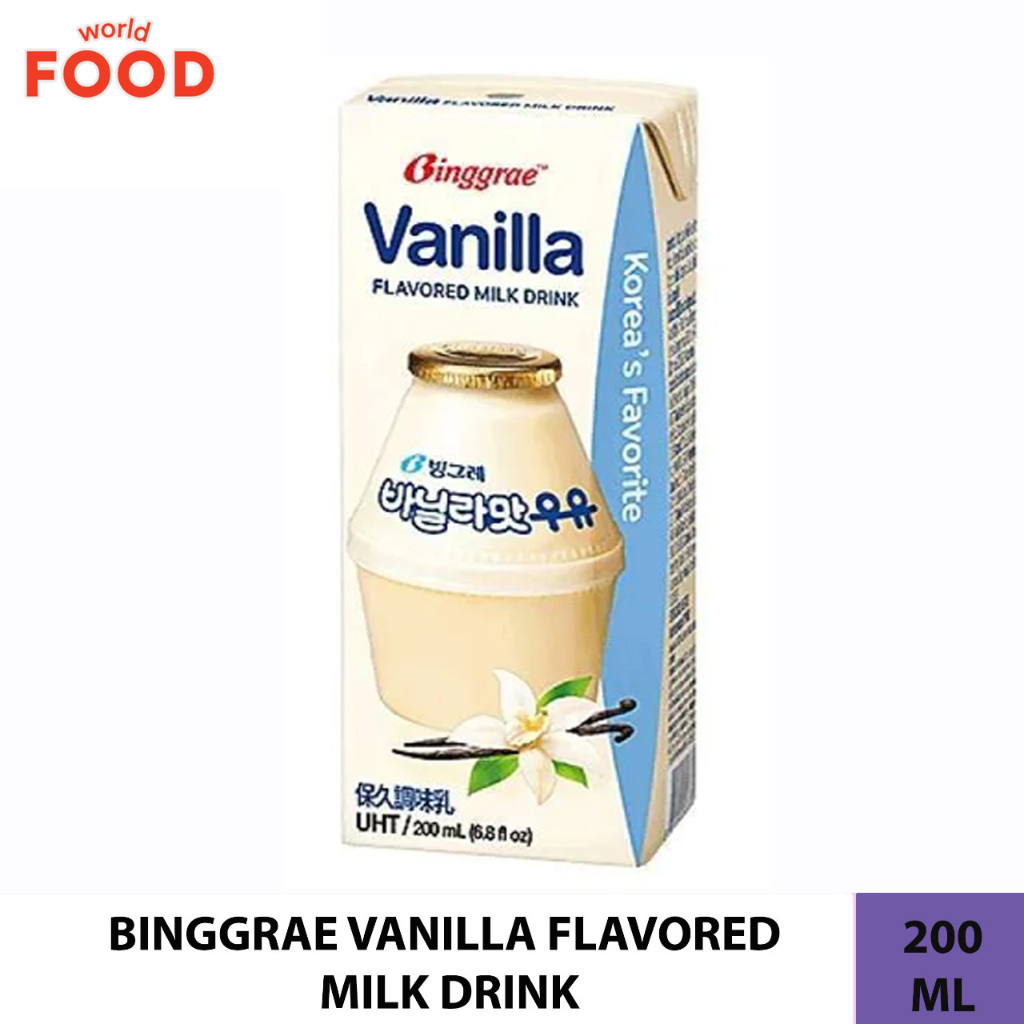 

BINGGRAE VANILLA FLAVORED MILK DRINK 200ML