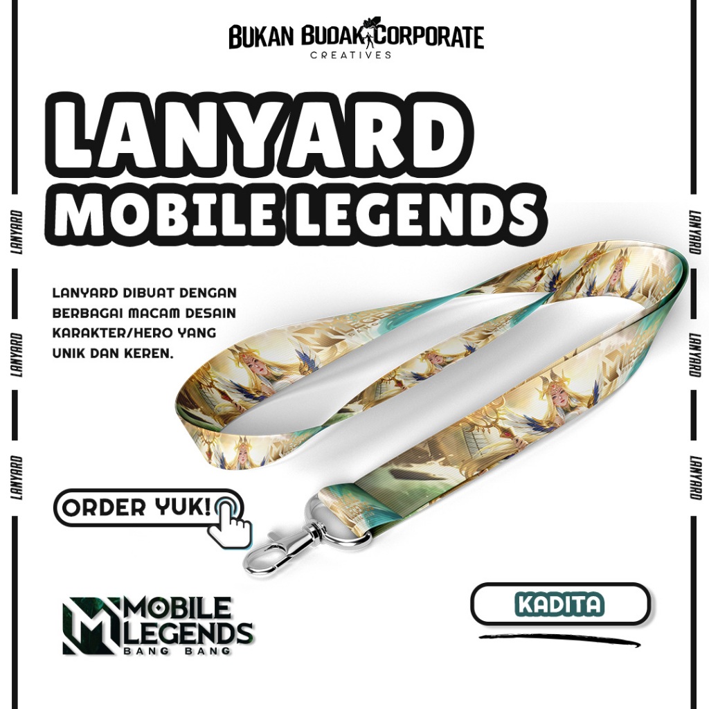 LANYARD KADITA MLBB I LANYARD GAMING MLBB