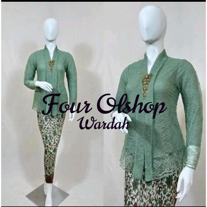 kebaya kartini/ floy brokat / Kebaya Kartini Modern/ kebaya wisuda / kebaya kekinian / Kebaya Bali