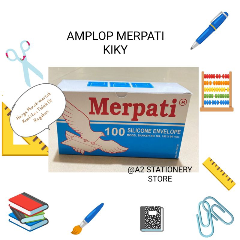 

Amplop Kecil Murah Meriah Kualitas Bagus ~ MERPATI KIKY by A2 Stationery Store