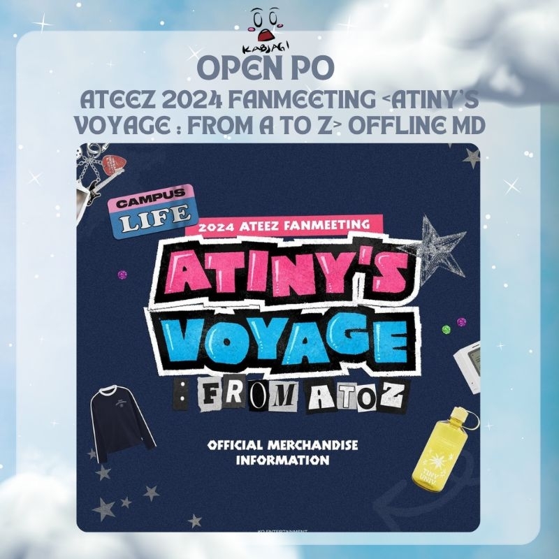 [BOOKED] ATEEZ 2024 FANMEETING <ATINY'S VOYAGE : FROM A TO Z> OFFLINE MD