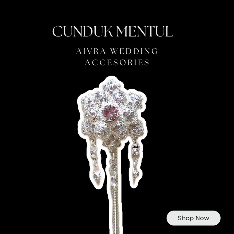 Cunduk Mentul / Kembang goyang Silver