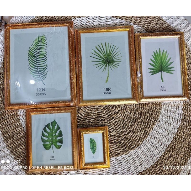 bingkai foto frame figura ukuran kecil besar sedang A4 10R 4R 12R 8R free packing figura foto