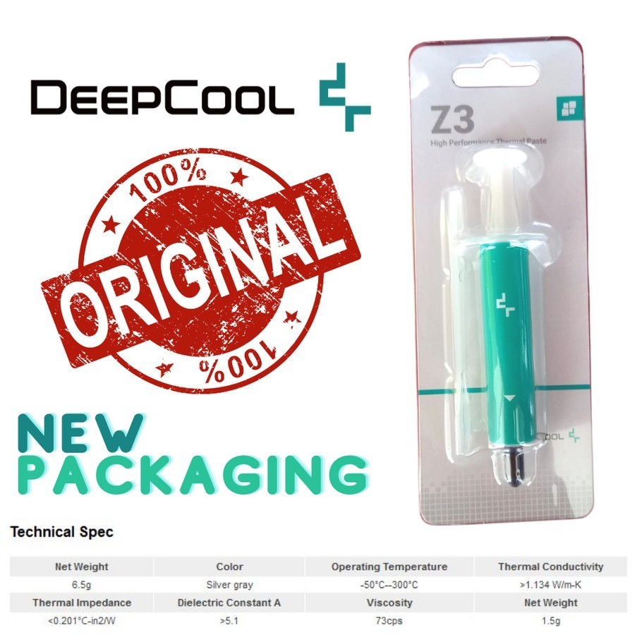 Thermal Paste Deepcool Z3 Pasta Komputer / Pasta Processor Deepcool Z3