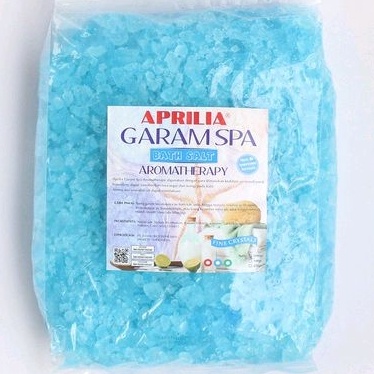GARAM SPA BIRU APRILIA 1 KILO garam BIRU mandi rendam relaksasi t FX2