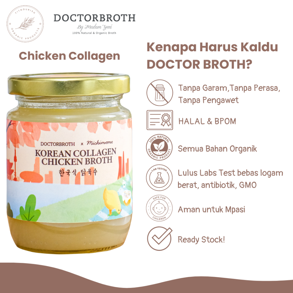 

Doctor Broth X Michimomo - Korean Collagen Chicken - Kaldu Tulang