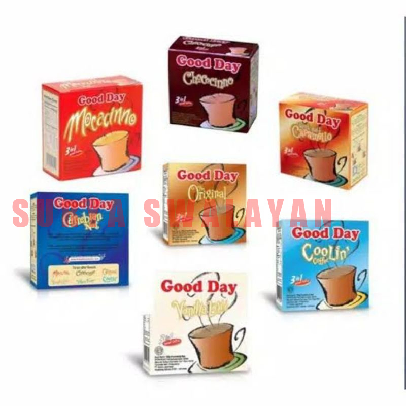 

Good Day 3in1 All Varian[5 x 20 g/ Kemasan Box]