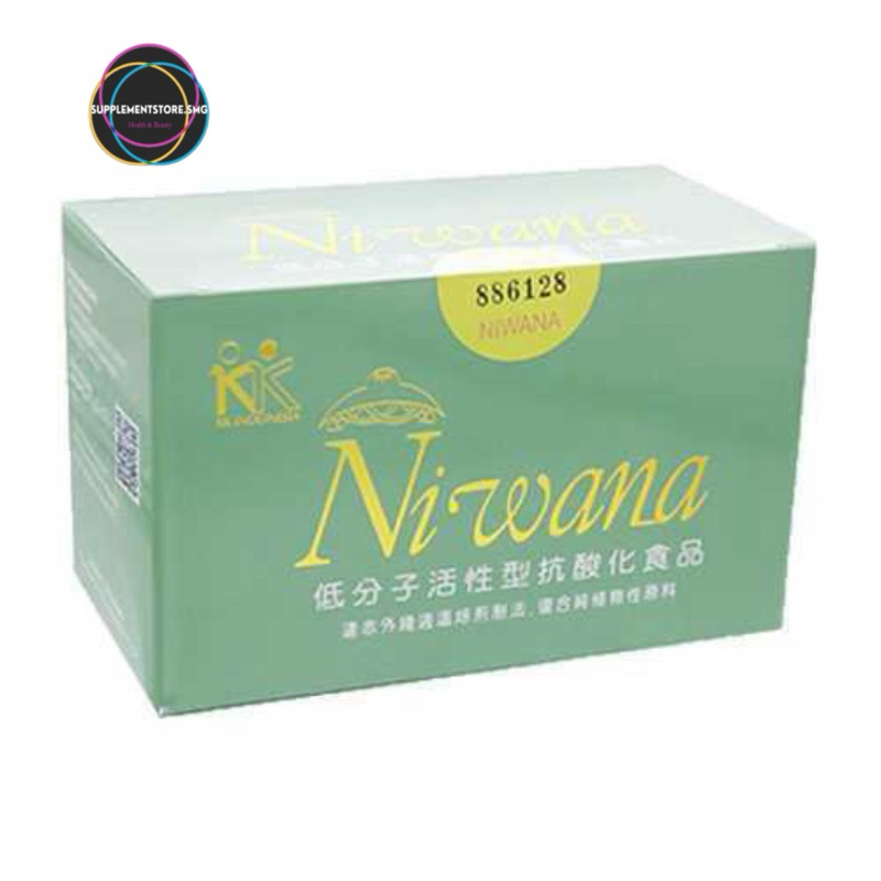 

Niwana SOD 1 BOX 30 Sachet Suplemen Multi Antioksidan Mencegah Radikal Bebas Herbal Alami KK Indonesia