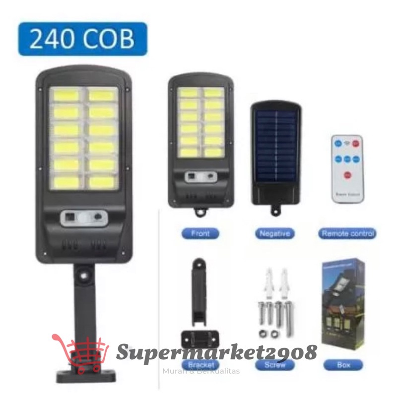 PESTA DISKON 12 LED Lampu Solar Tenaga Surya Lampu Jalan Lampu Depan Rumah