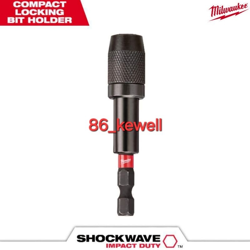 Bit holder Milwaukee shockwave Impact locking
