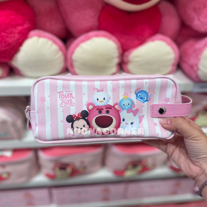 

Miniso x Disney Cosmetic Bag / Kotak Pensil Pink Disney Tsum Tsum Collections