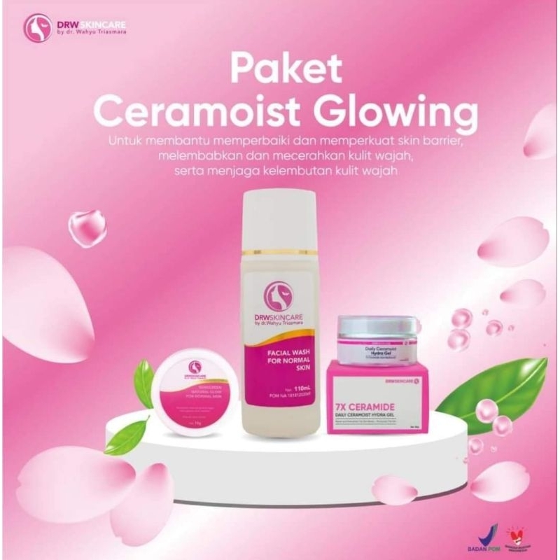 DrW Skincare Paket Ceramoist Glowing/Acne