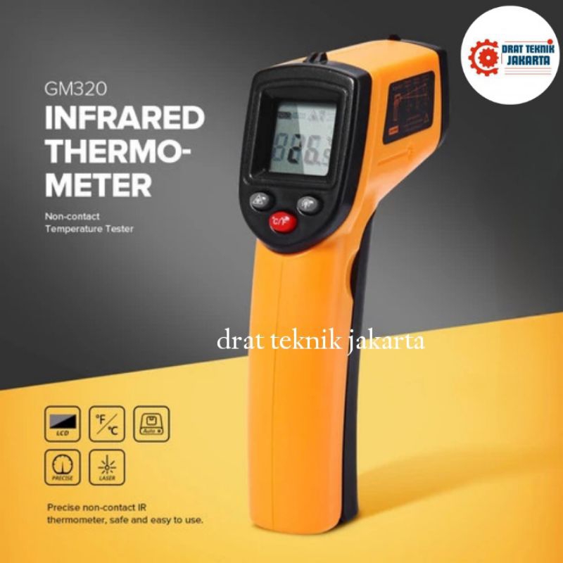GM320 Benetech Infrared Termometer Thermometer GM-320 Termogun GM 320