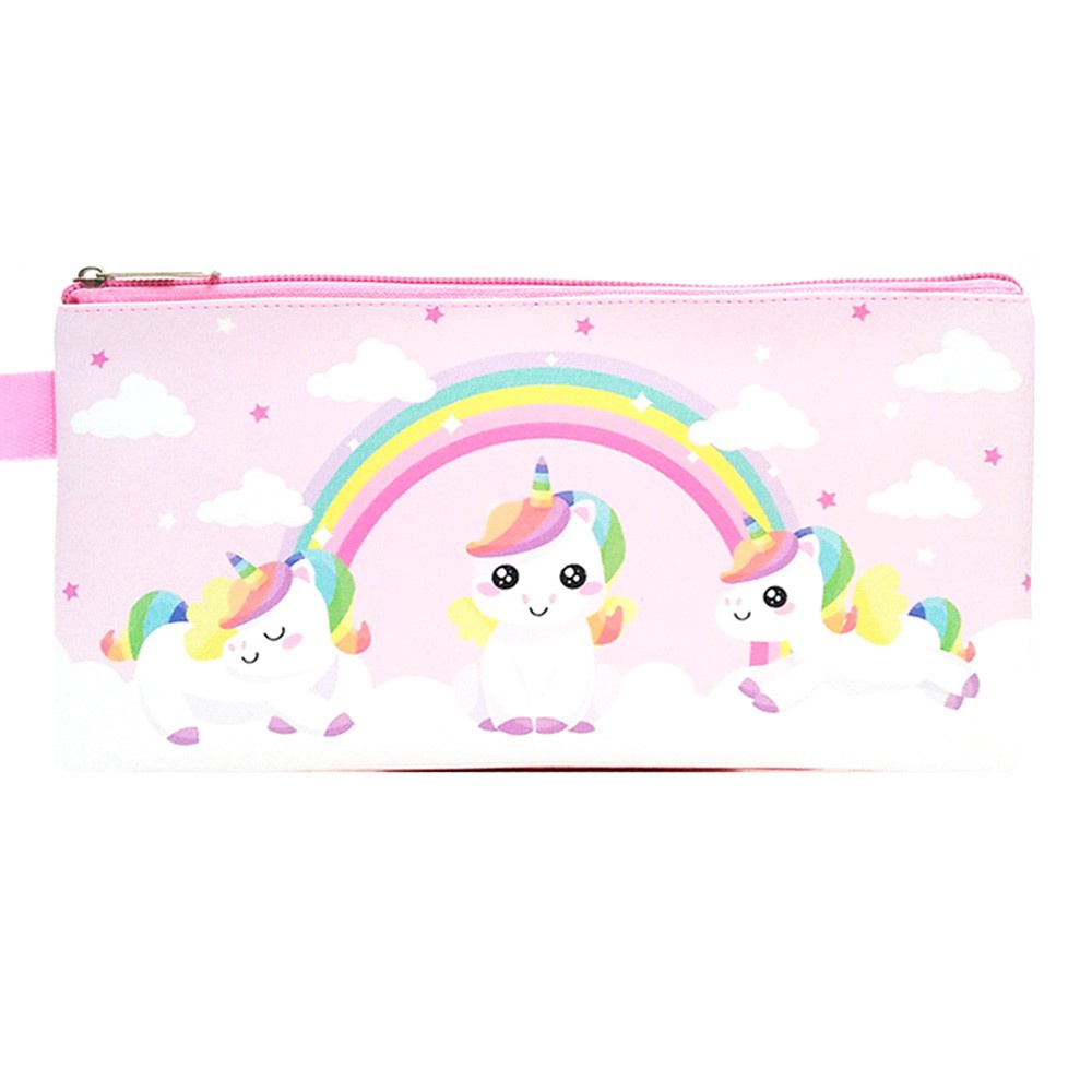 

WAH Mini Case Unicorn Pink Muda Organizer Pencil Case Tempat Pensil Travelling Organizer