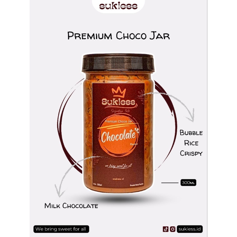 

【CHOCO JAR 】PREMIUM Flavour Milk Chocolate