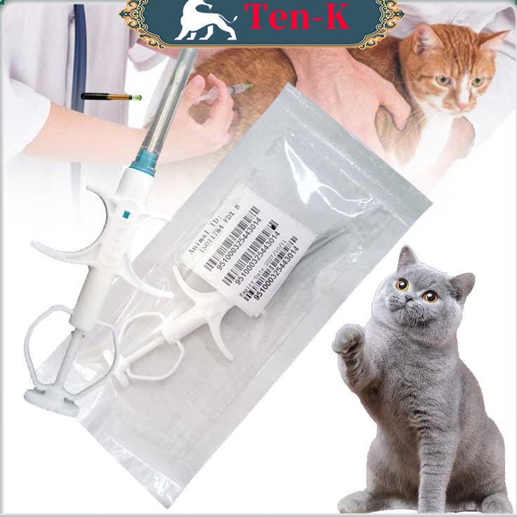Promo Murah  Microchip hewan Ikan Arwana Kucing Kurakura Musang RFID Chip Dan Jarum