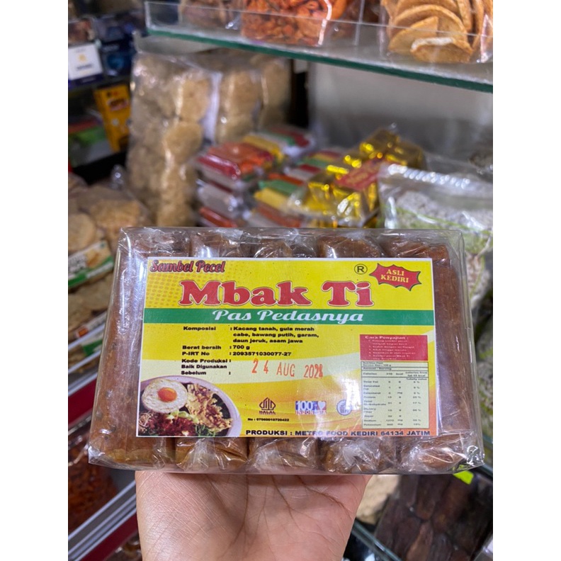 

EKSTRA PROMO SAMBEL PECEL MBAK TI 7GR KHAS KEDIRI SAMBEL PECEL ENAK ASLI KEDIRI